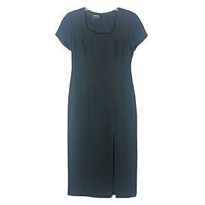 ☆ Liz Claiborne Long Short Sleeve Formal w/slit